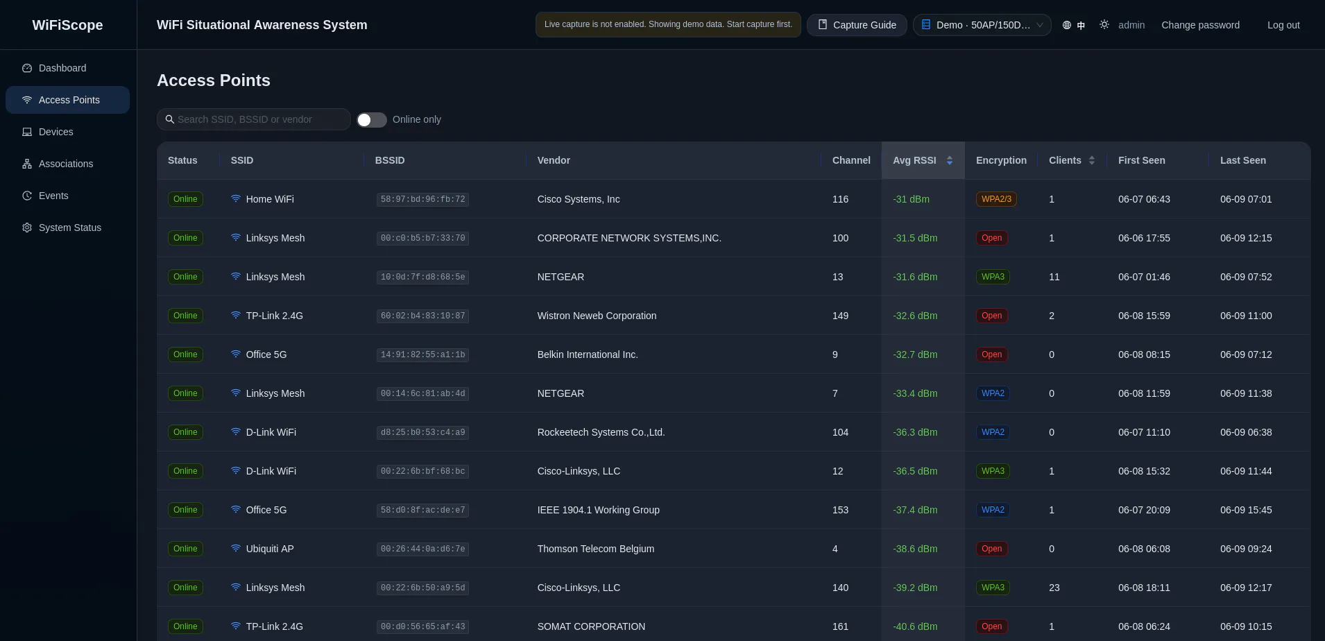 WiFiScope-WiFi awareness & PCAP analysis gallery image