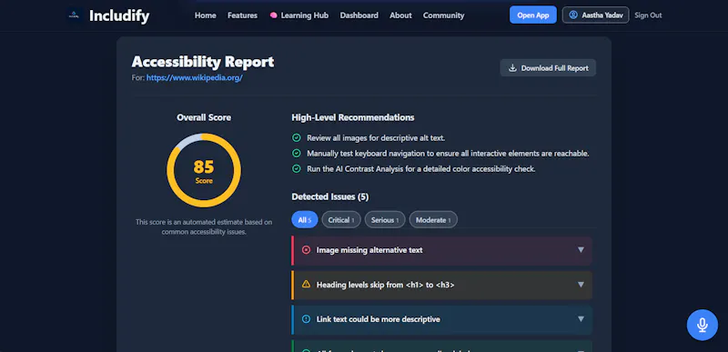 Includify screenshot 7