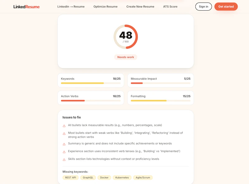 LinkedResume screenshot 6