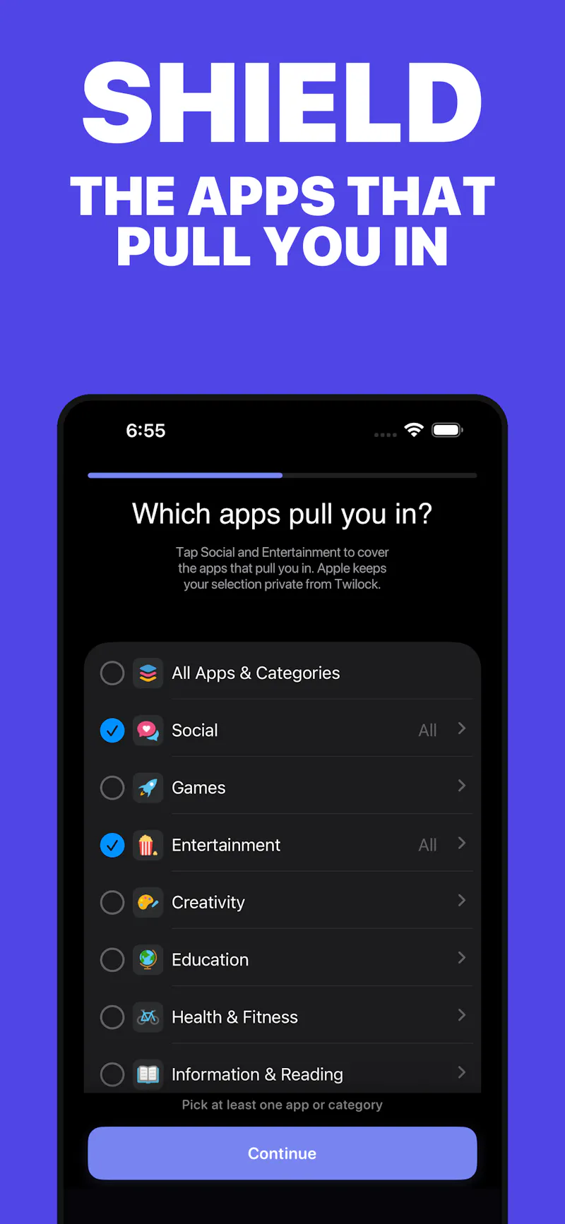 Twilock screenshot 2