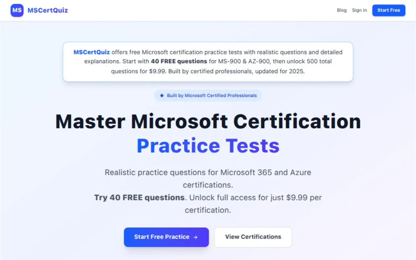 MSCertQuiz