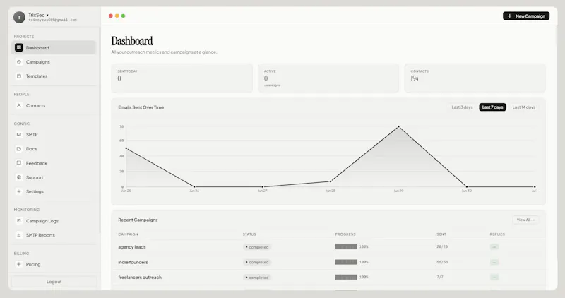 VibePR screenshot 2