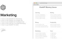 ChatGPT Mastery Course media 3
