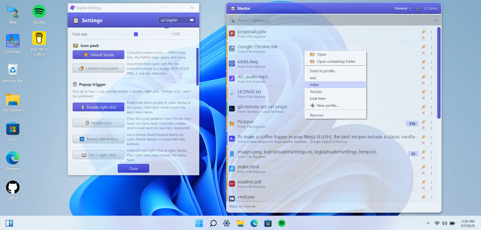 Stacka screenshot 2