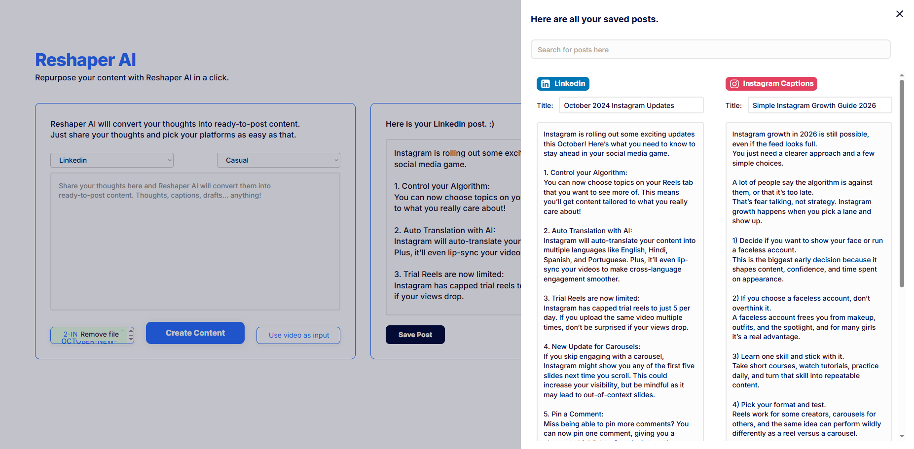 Reshaper AI - Screenshot 4 preview
