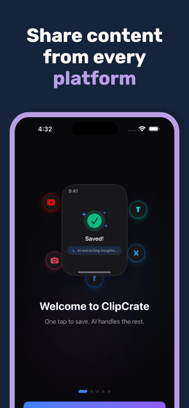 ClipCrate - AI Video Saver gallery image