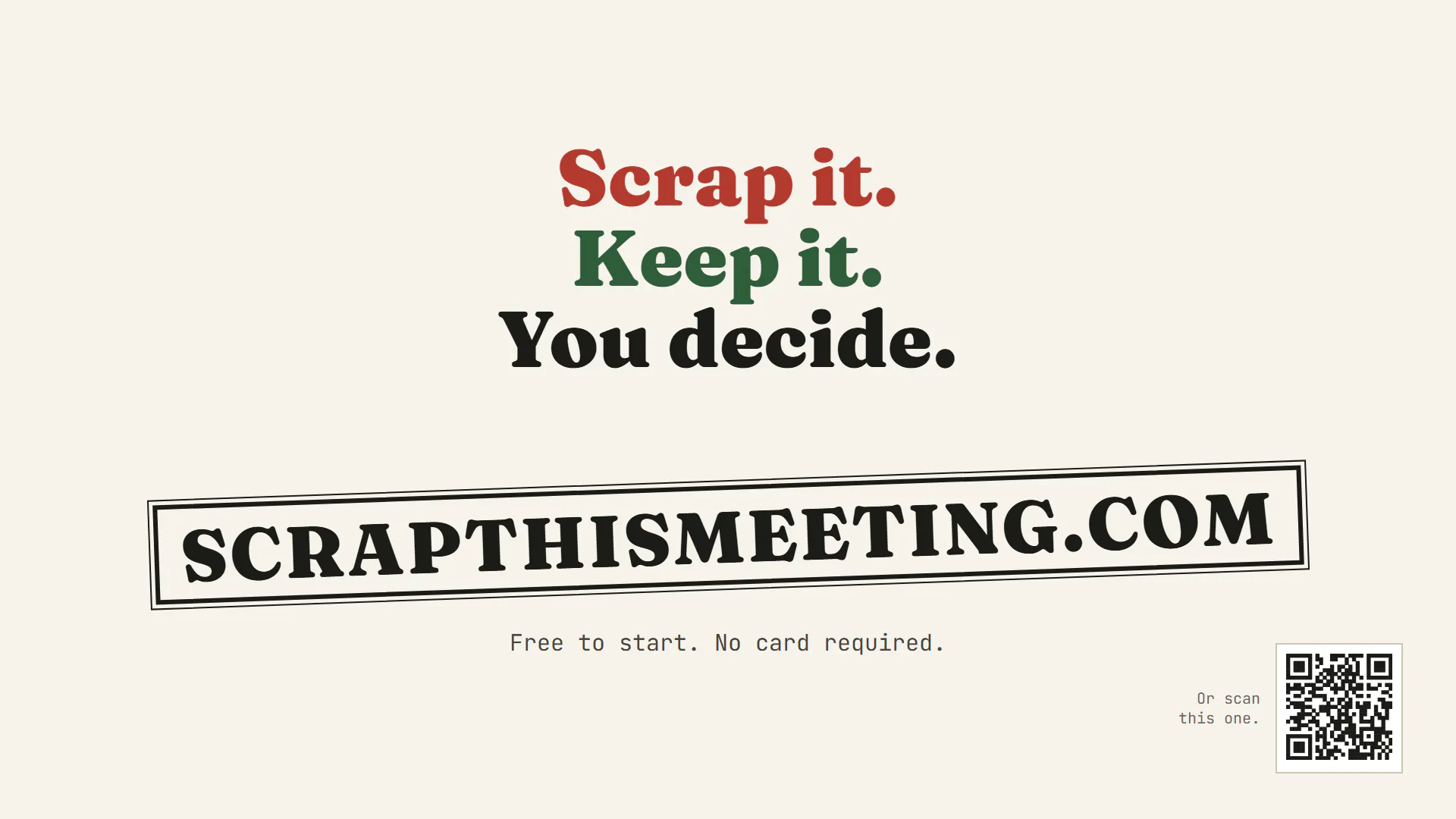 scrapthismeeting.com gallery image