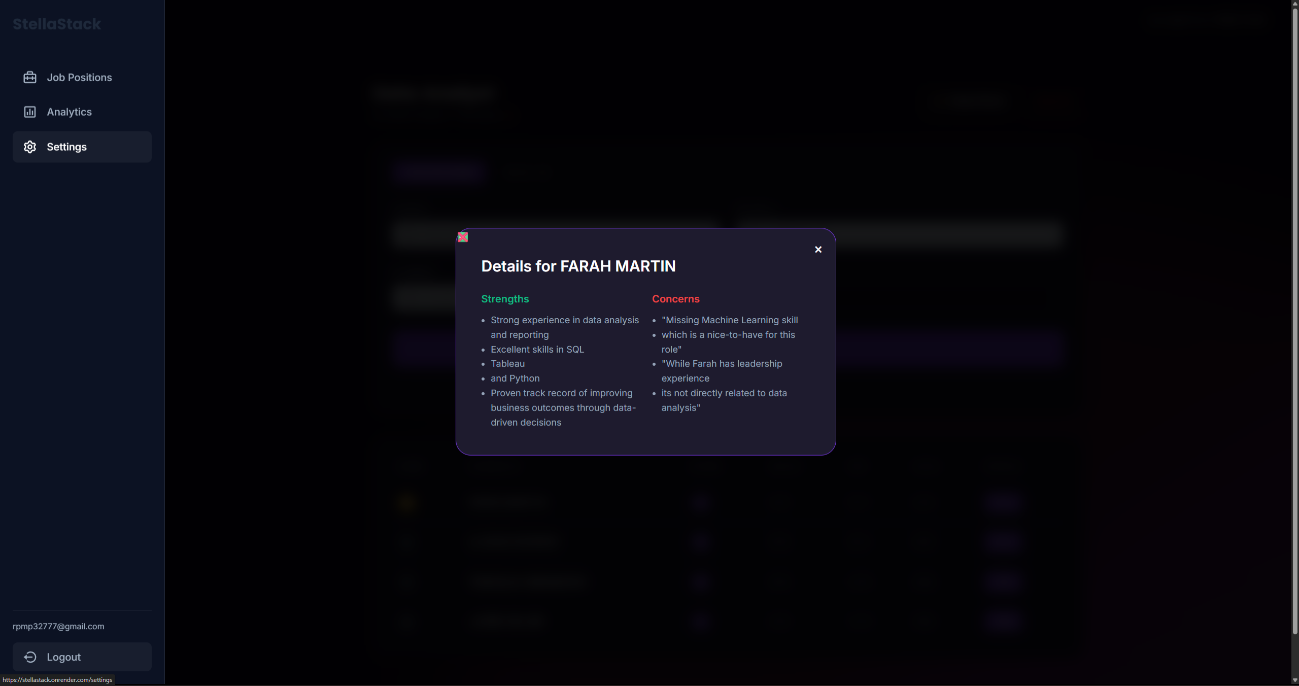 StellaStack - Main product screenshot demonstrating key features and user interface