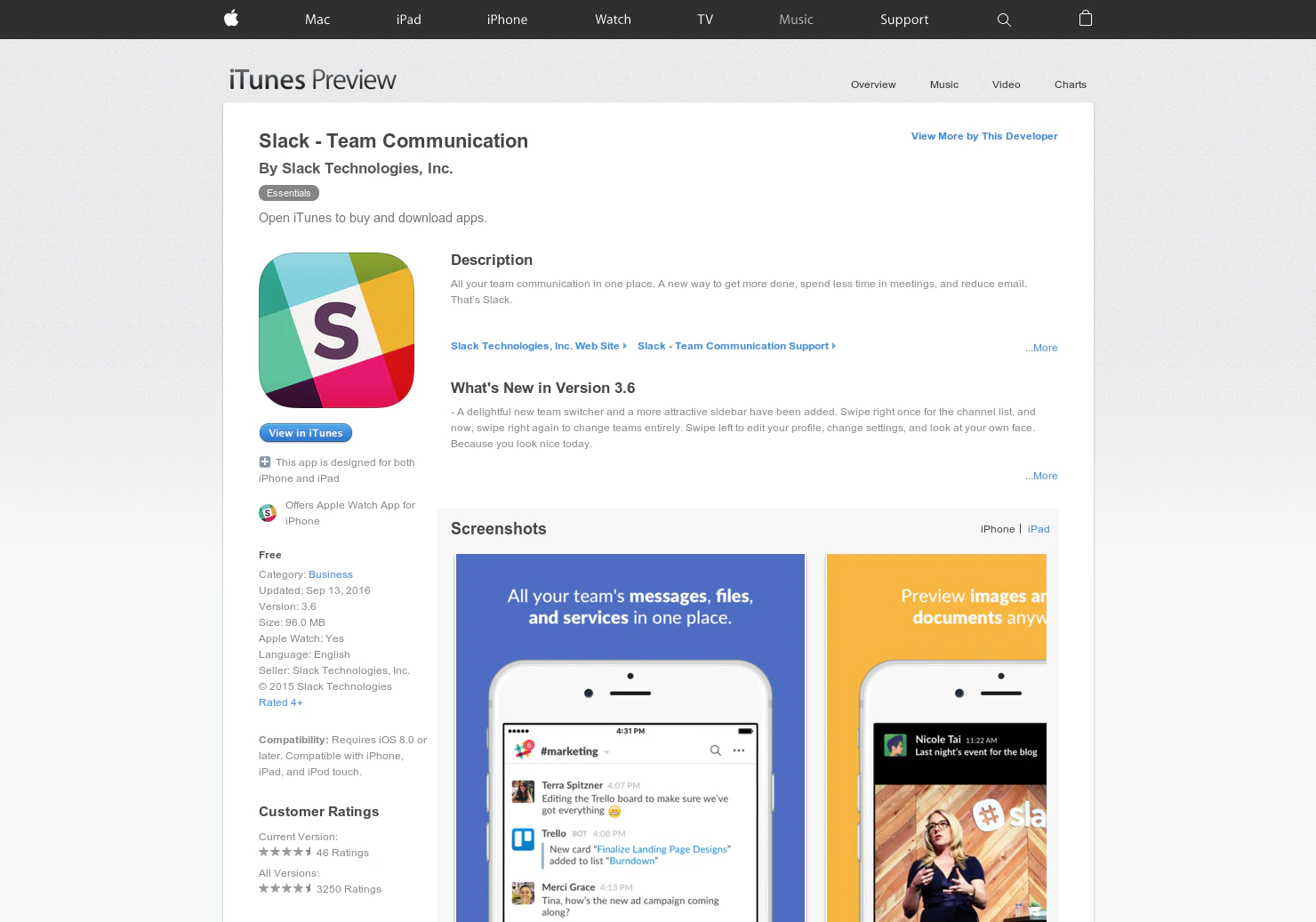 Slack for iOS 2.0