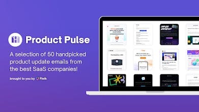 Directorio de Product Pulse: Encuentra correos electrónicos de actualización de productos de primera categoría de marcas líderes como Airtable y Slack.