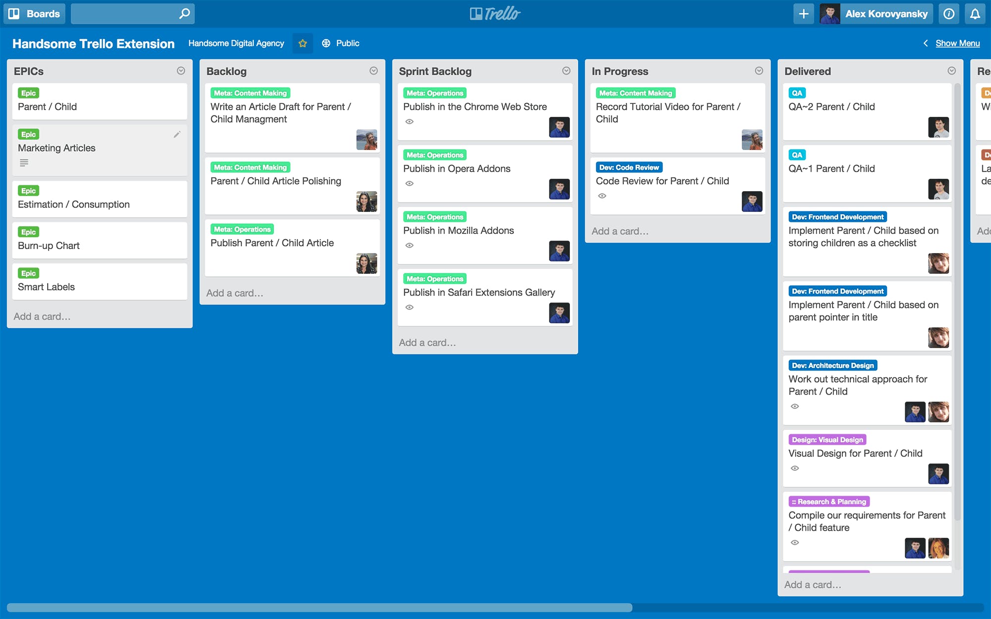 Parent/Child Extension for Trello media 1