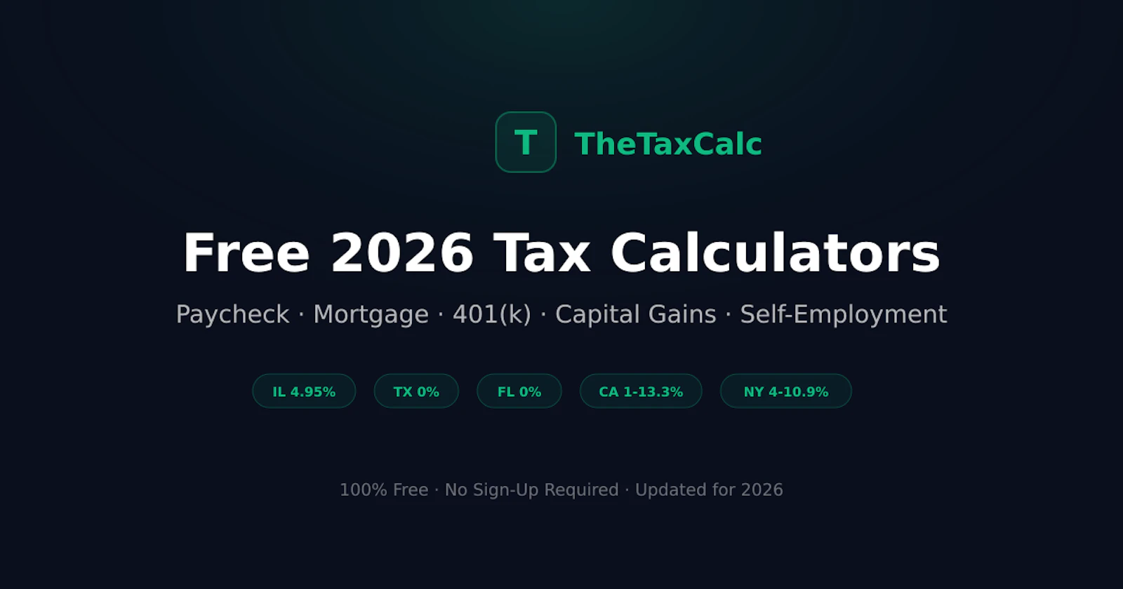 TheTaxCalc  screenshot 1