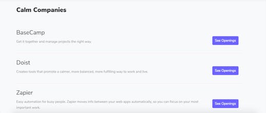 CalmJobs gallery image