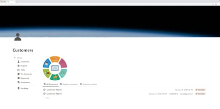Project management system gallery image