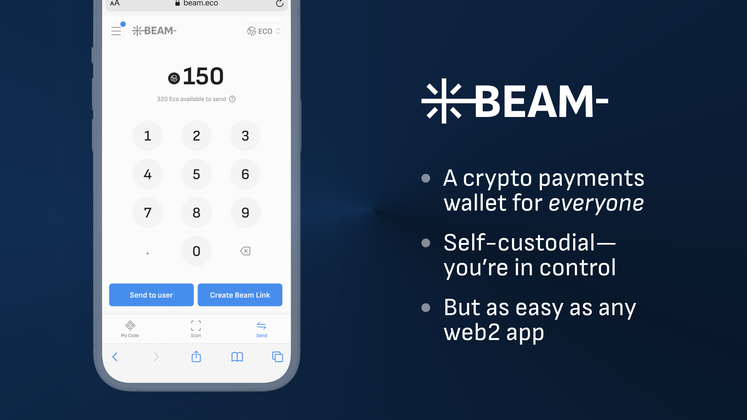 Beam: The easiest wallet ever. No app, no signup — it just works. | Product  Hunt