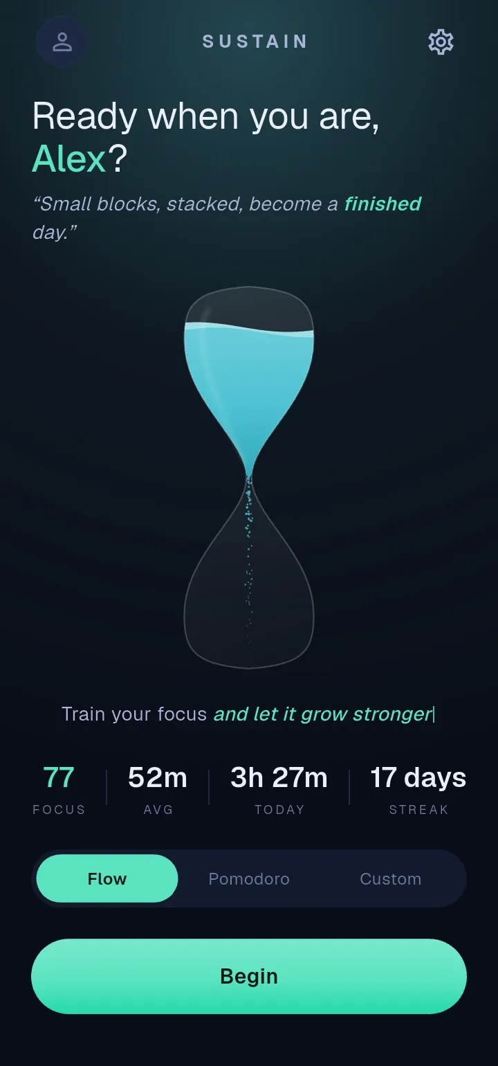 Sustain: Focus & Study Timer gallery image