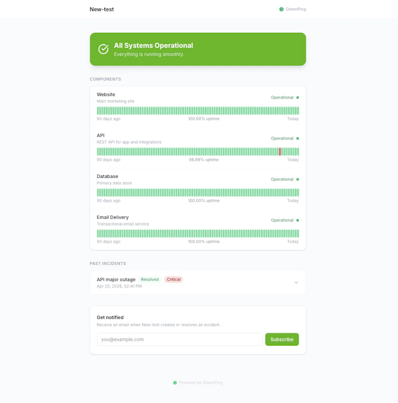 GreenPing screenshot 3