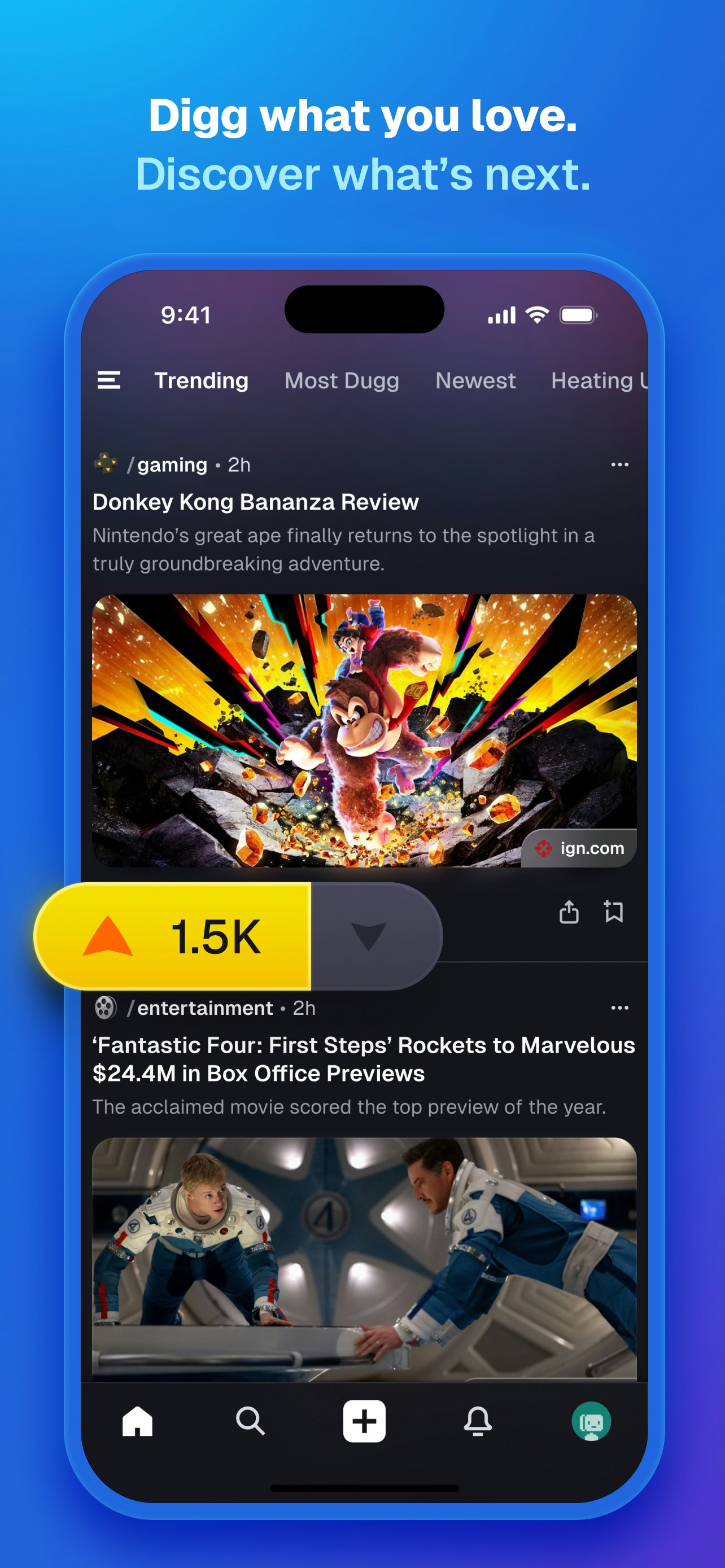 Digg - Screenshot 3 showing product features and functionality