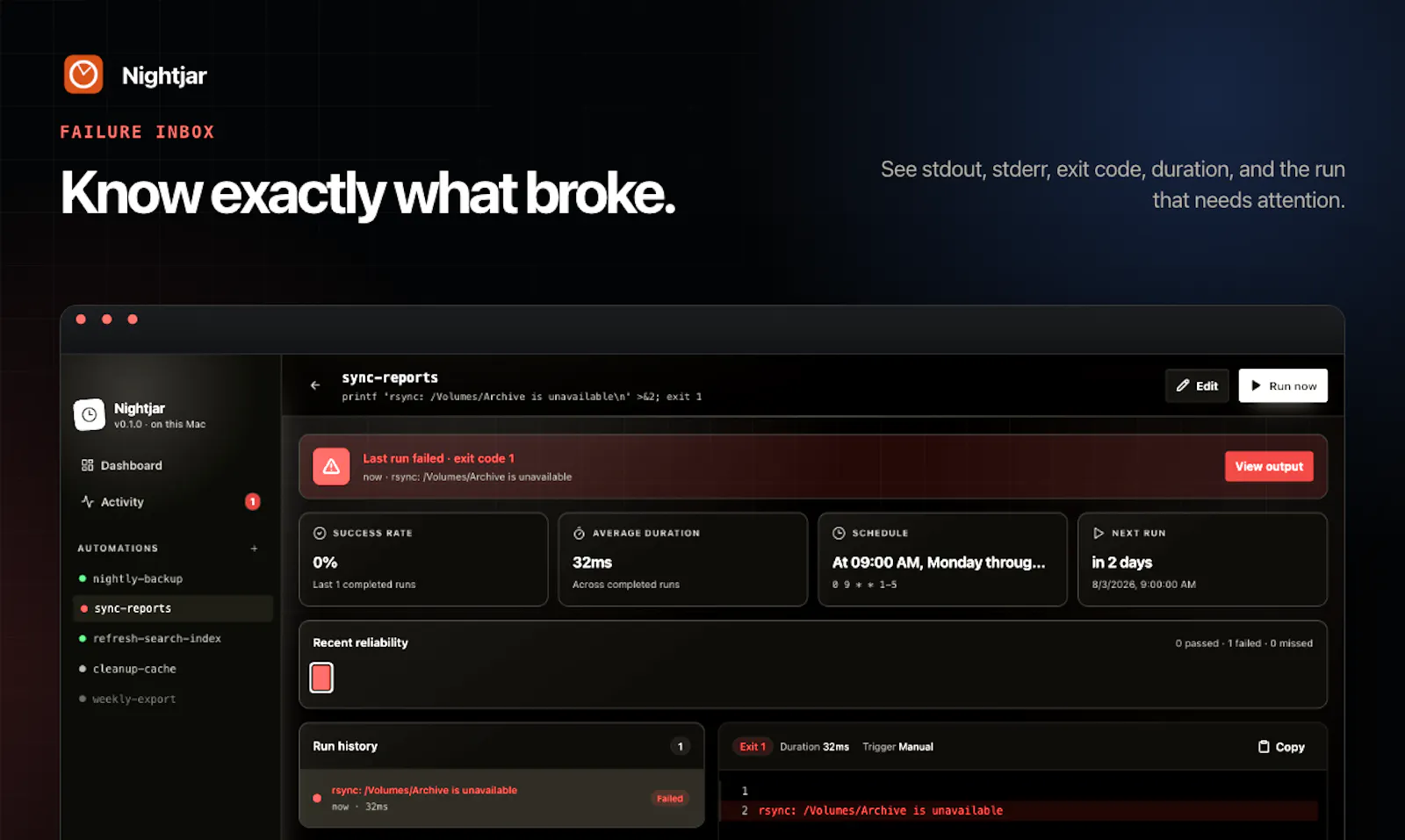 Nightjar screenshot 4