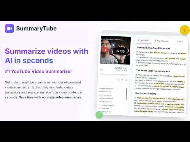 SummaryTube gallery image