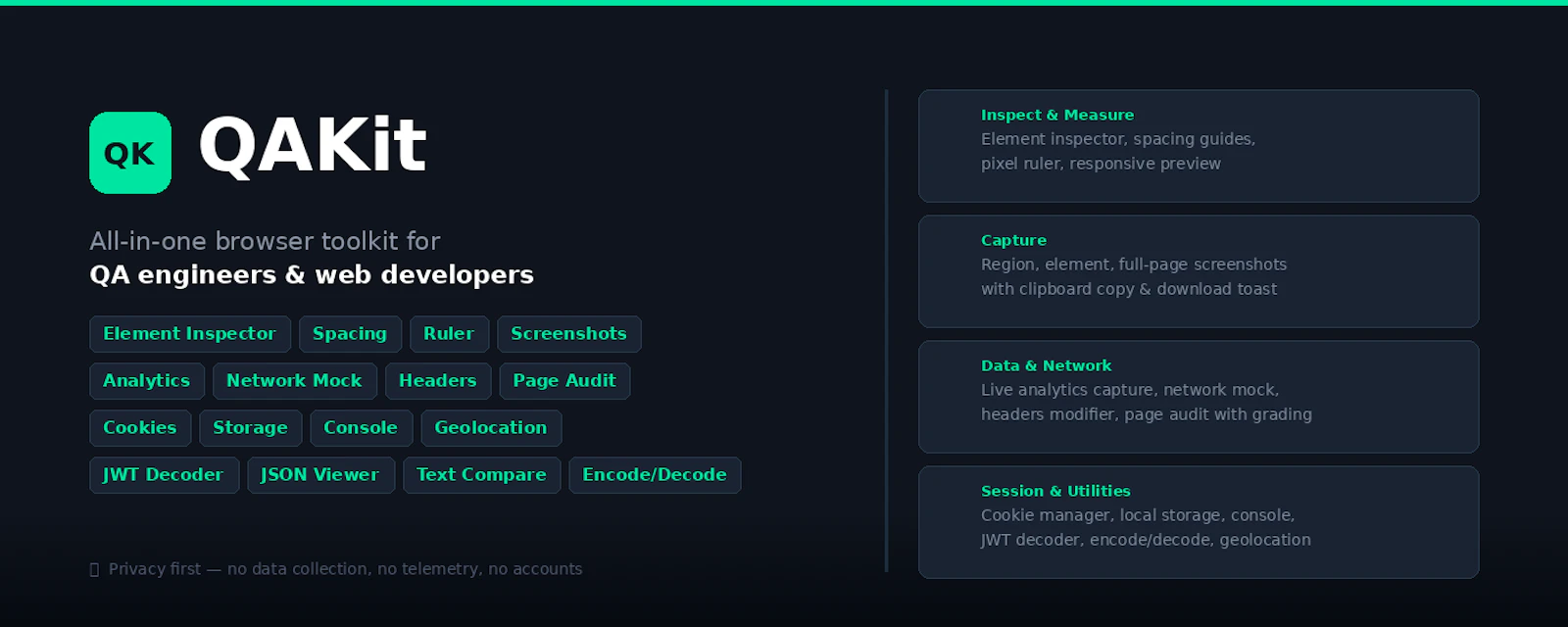 QAKit screenshot 3