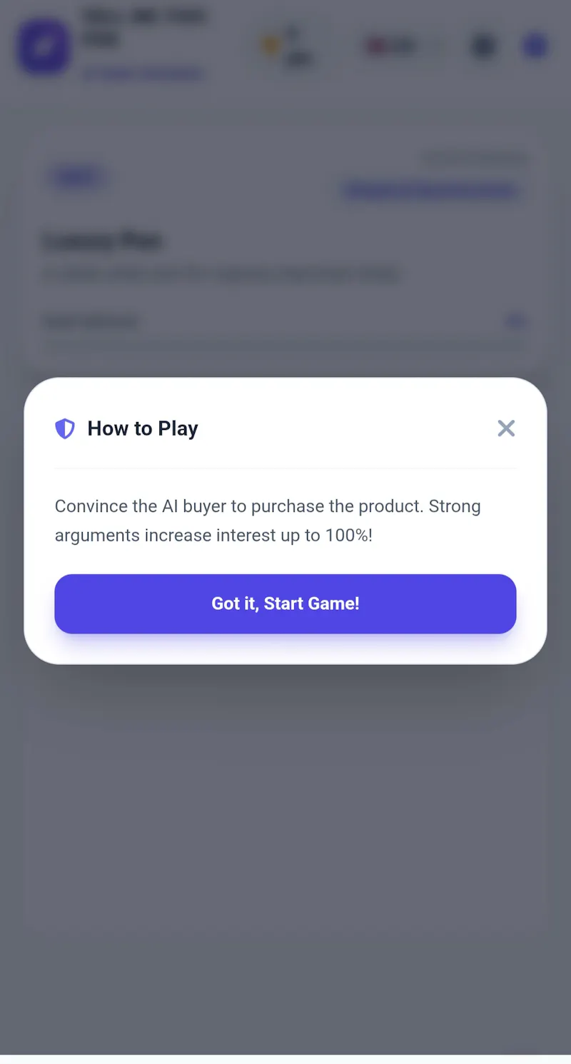 Sell Me This Pen: AI Sales screenshot 3