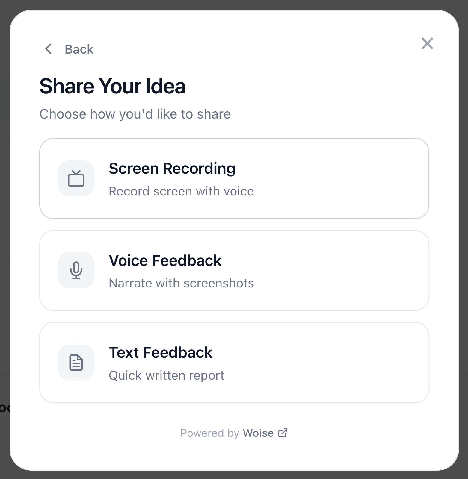 Woise - Screenshot 5 showing product features and functionality