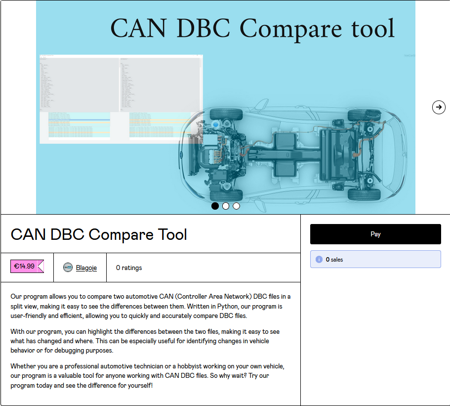 وسائط يمكن أن تقارن DBC الأداة - يمكن لقاعدة البيانات مقارنة أداة الكشف عن التغييرات في ملفات DBC 2