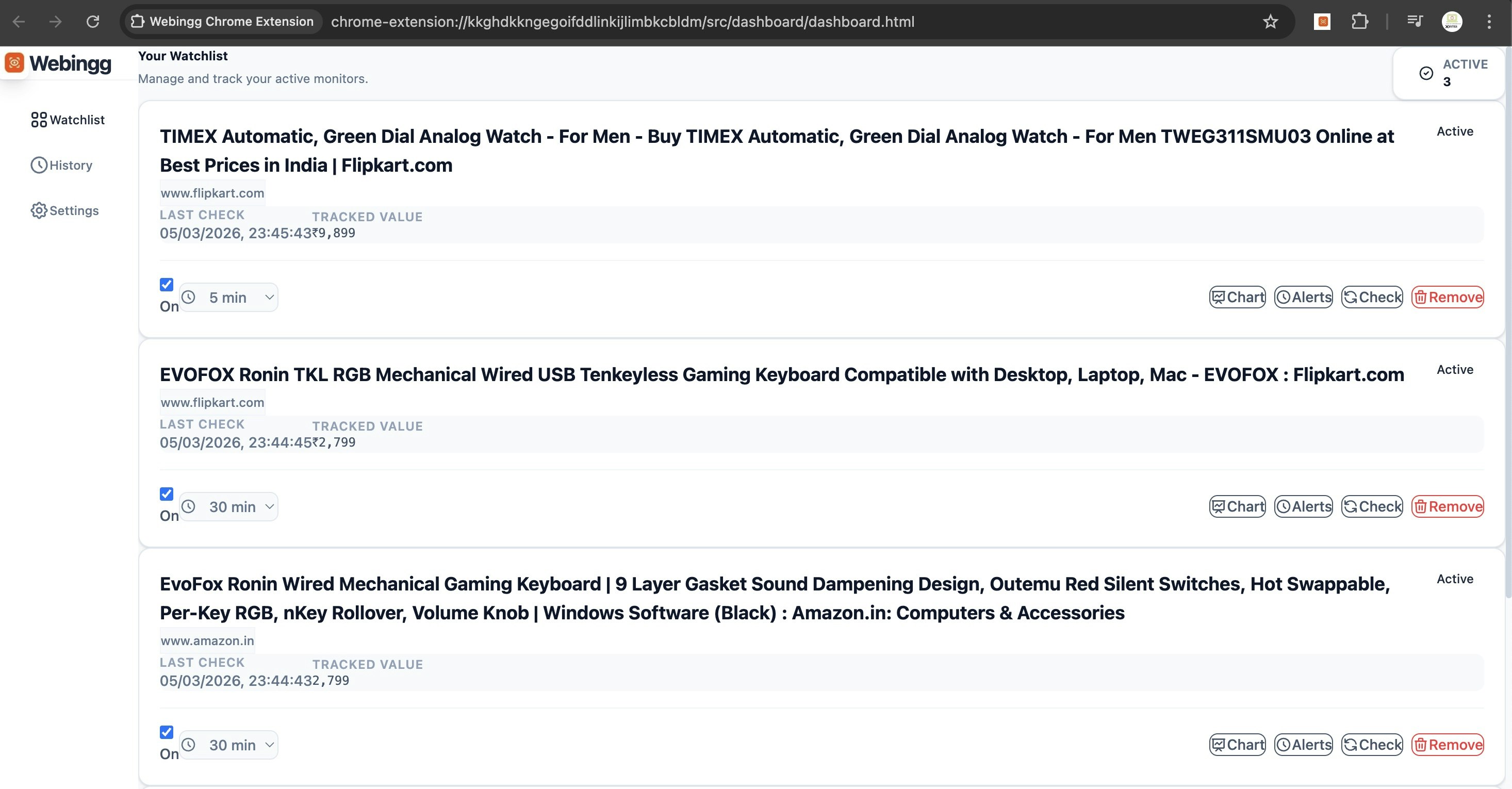 Webingg.com - Screenshot 5 showing product features and functionality