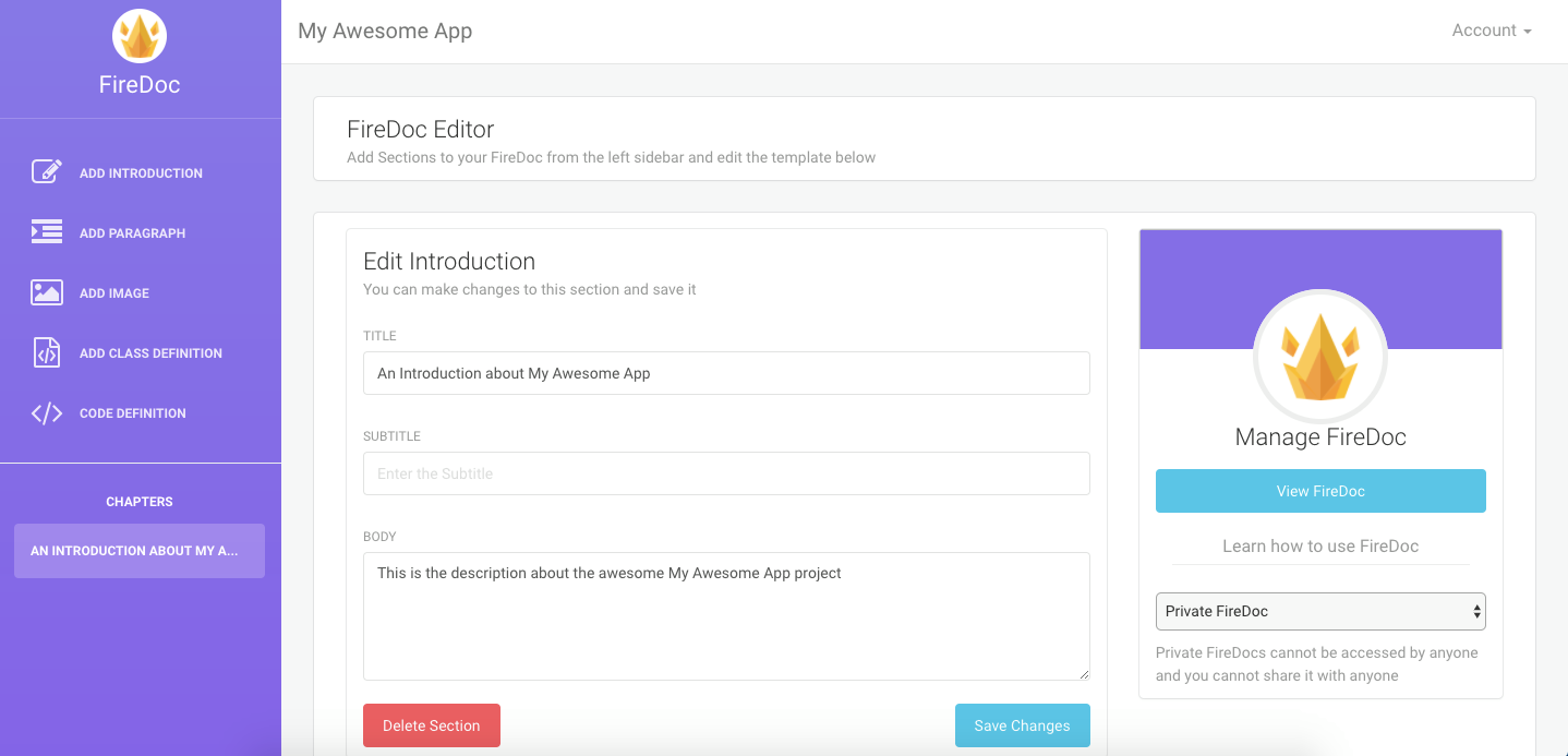 FireDoc - Stunning Code Documentations gallery image