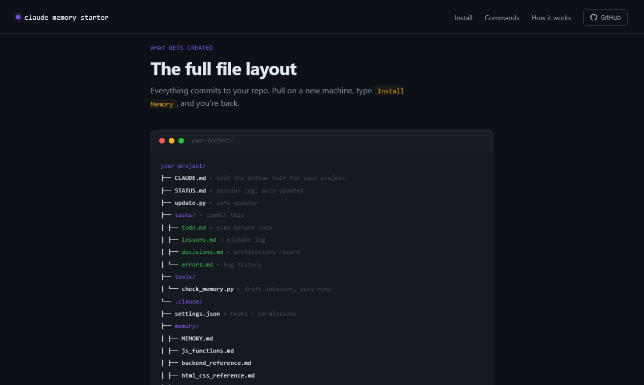 Claude Code Memory Starter Kit gallery image