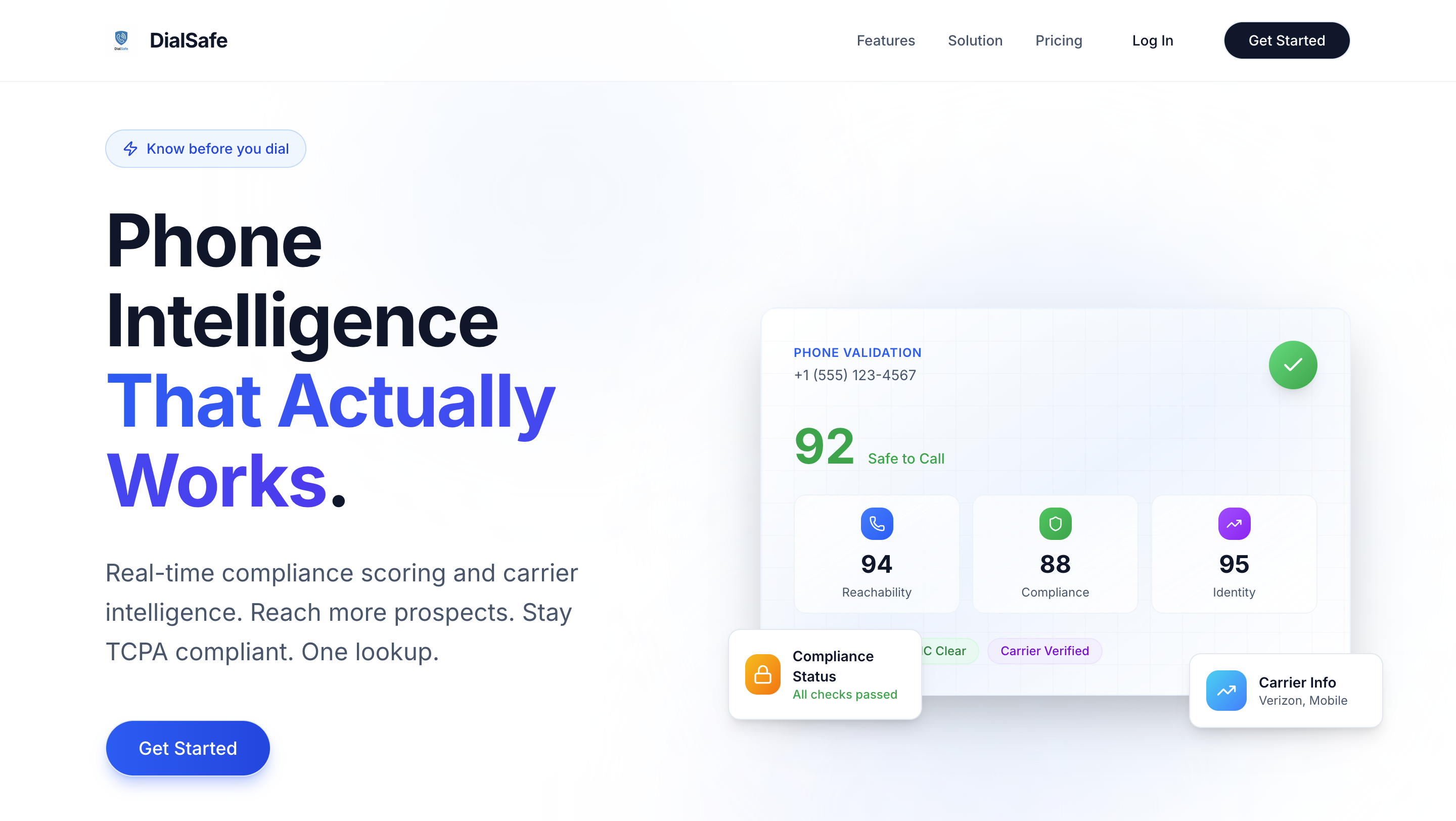DialSafe: Credit Score for Phone Numbers gallery image