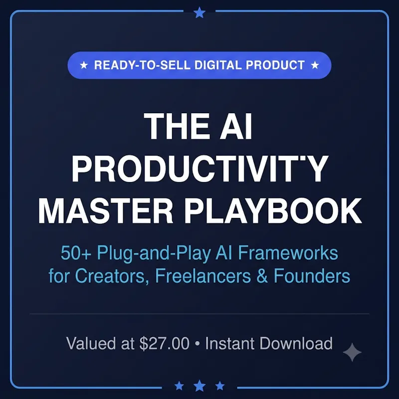 The AI Productivity Master Playbook screenshot 1