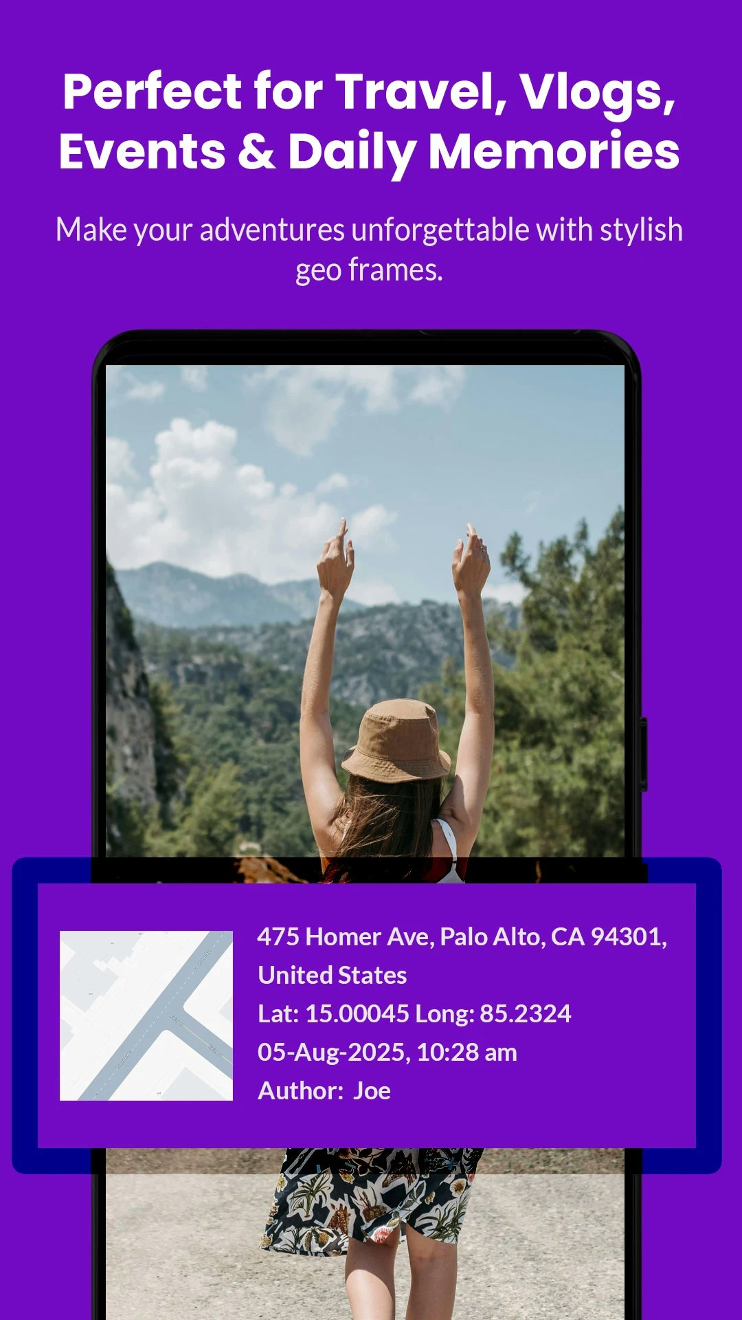 GPS Map Camera For professionals No Ads  - Screenshot 4 showing product features and functionality