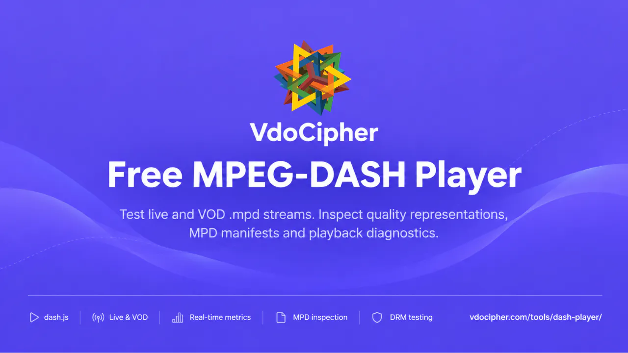 MPEG DASH MPD Debug Player gallery image