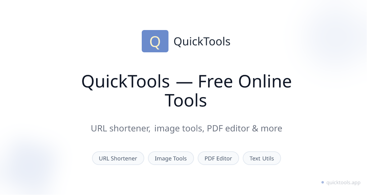 QuickTools gallery image