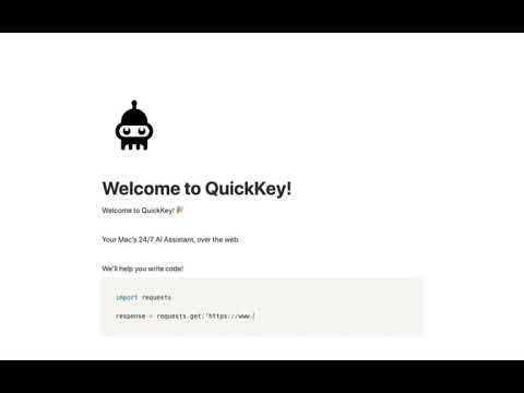 QuickKey Beta
