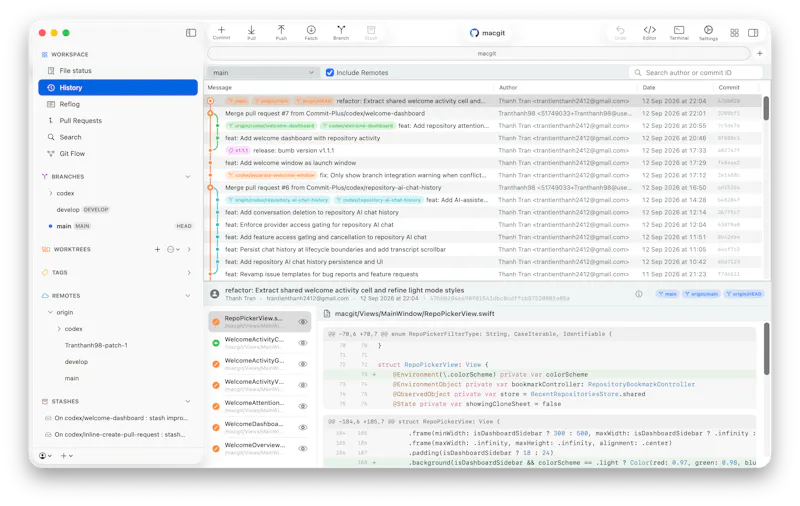Commit+ screenshot 1
