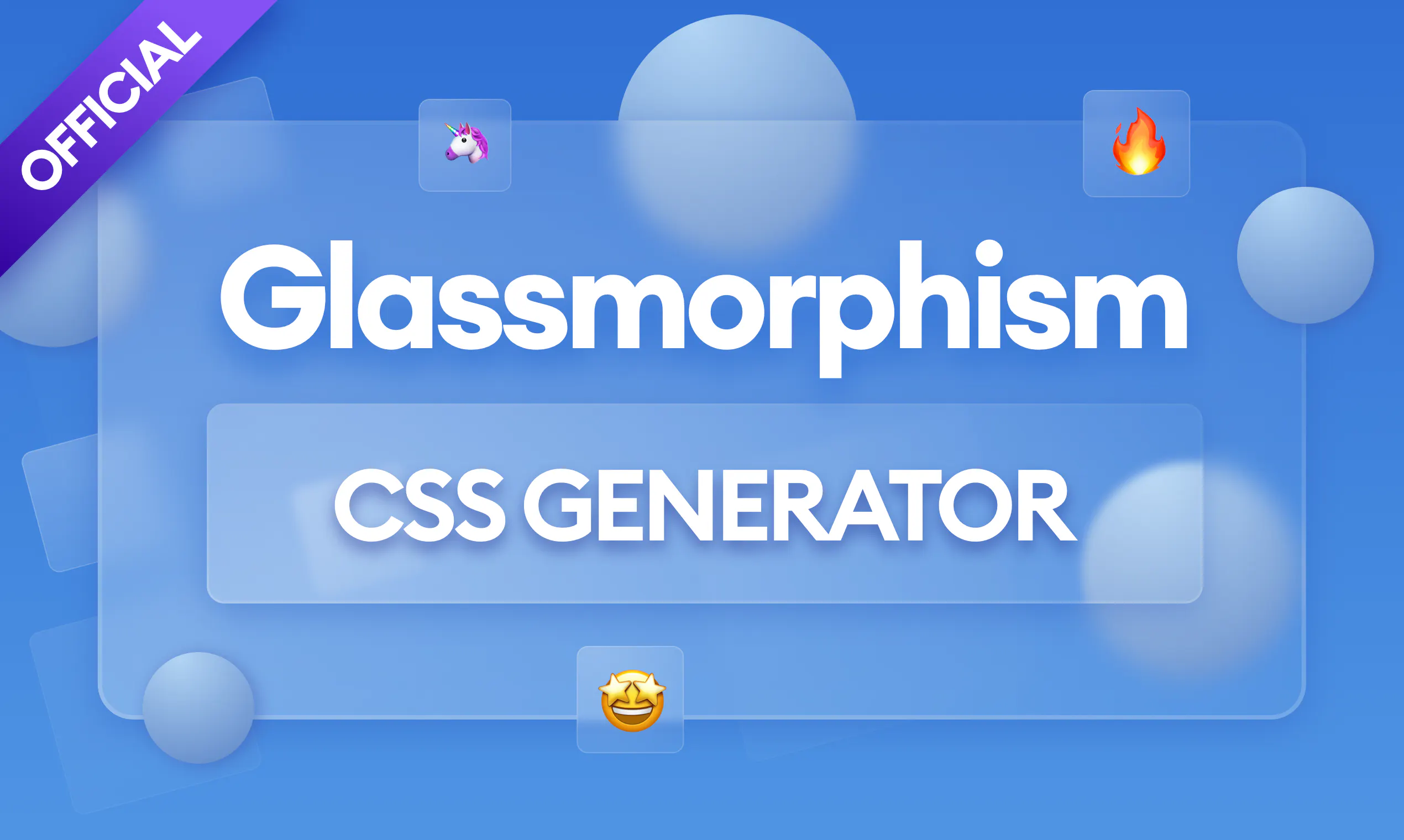 Glassmorphism CSS Generator: Generate the CSS for frosted glass effect ...
