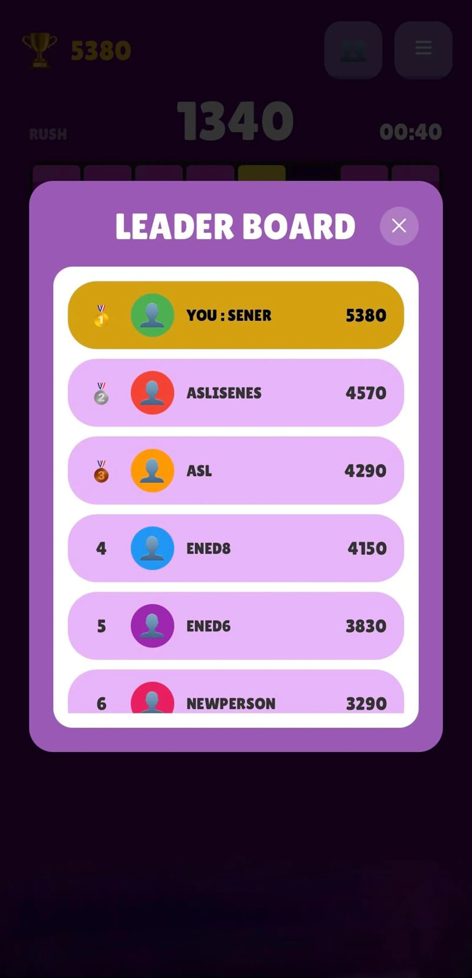 Block Rush Competitive Block Puzzle Game screenshot 3