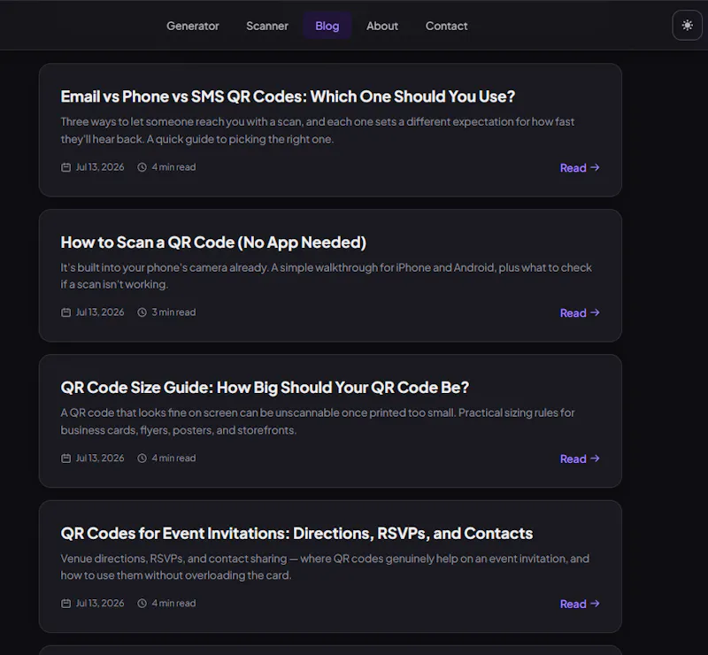 QR Forge screenshot 7