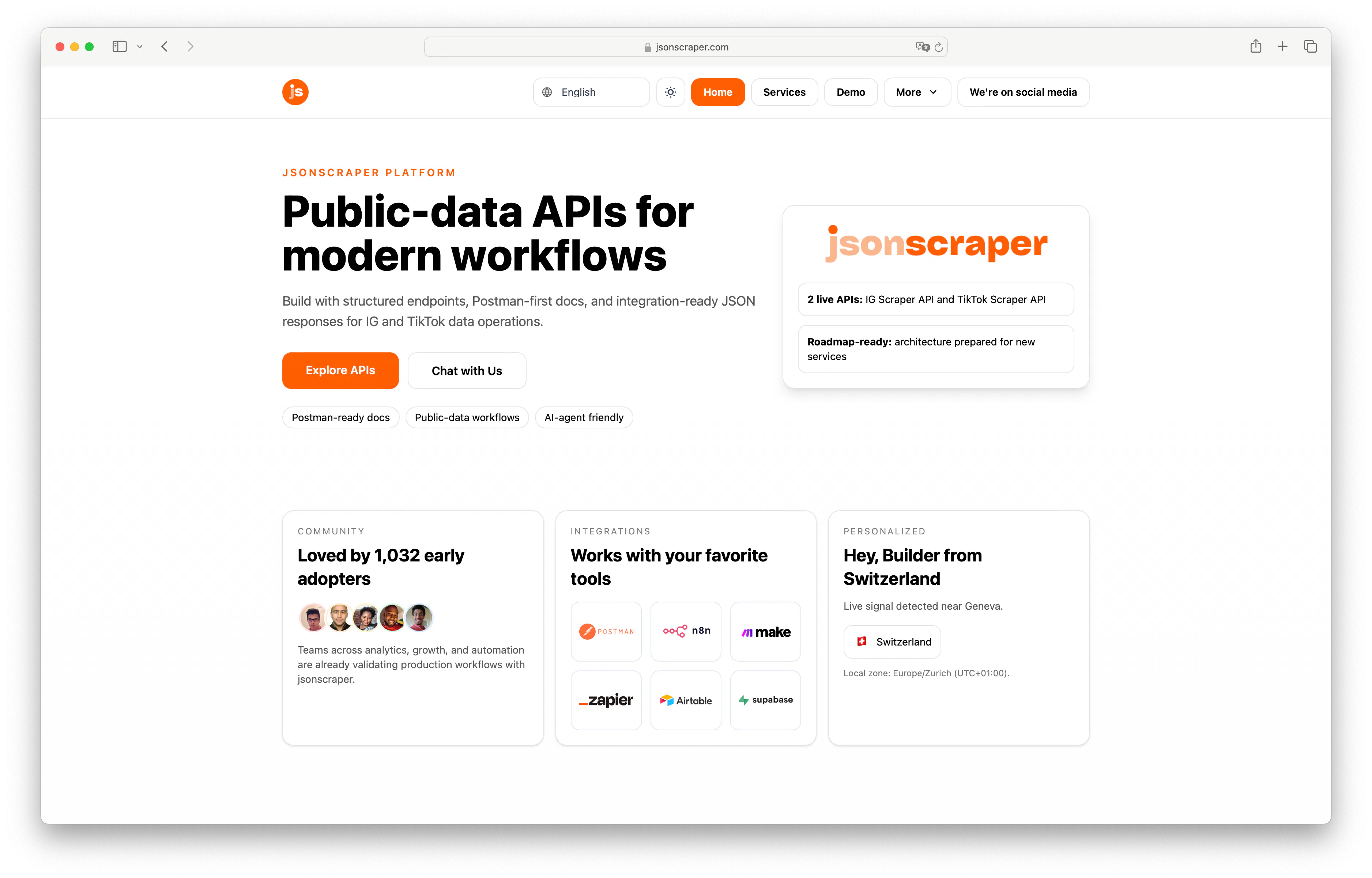 Banner del producto jsonscraper