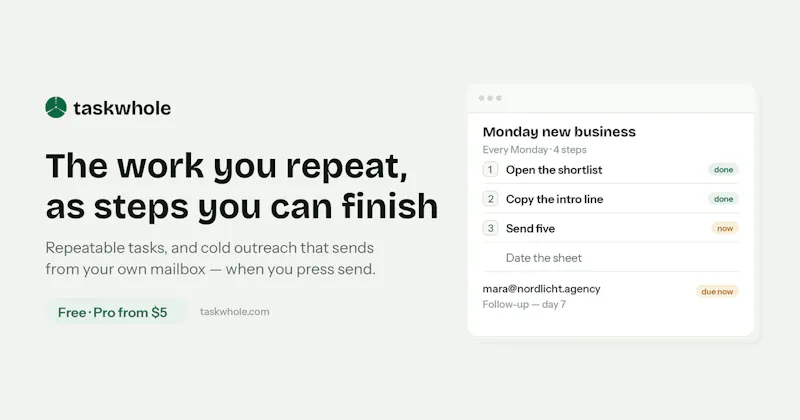 TaskWhole screenshot 1