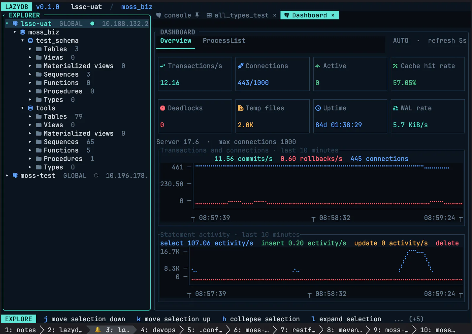 LazyDB screenshot 1