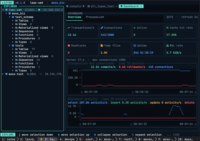 LazyDB screenshot 1