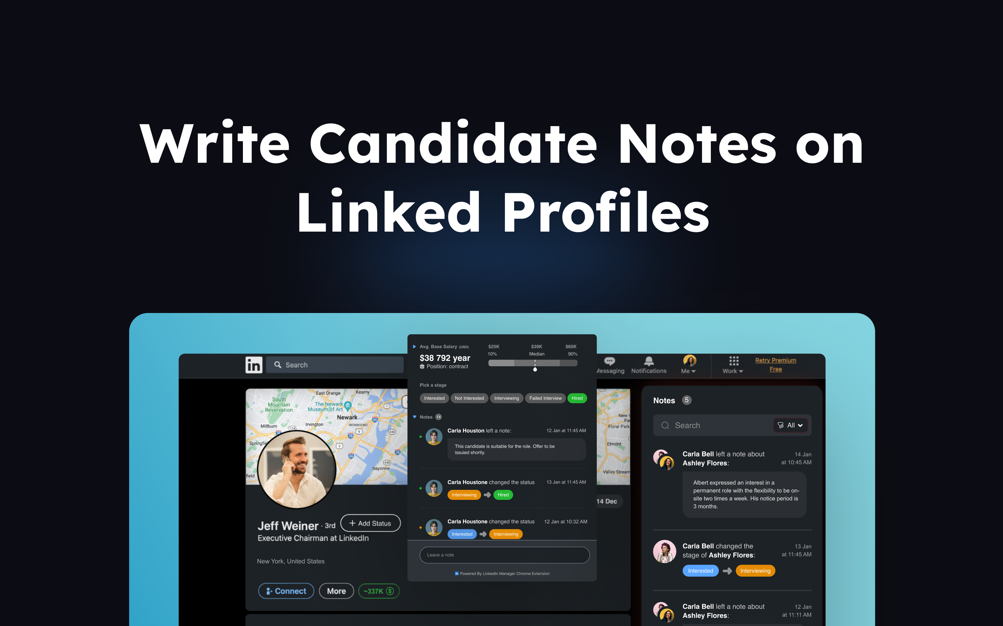 وسائط مدير LinkedIn - امتداد كروم لإدارة وتنمية LinkedIn 4