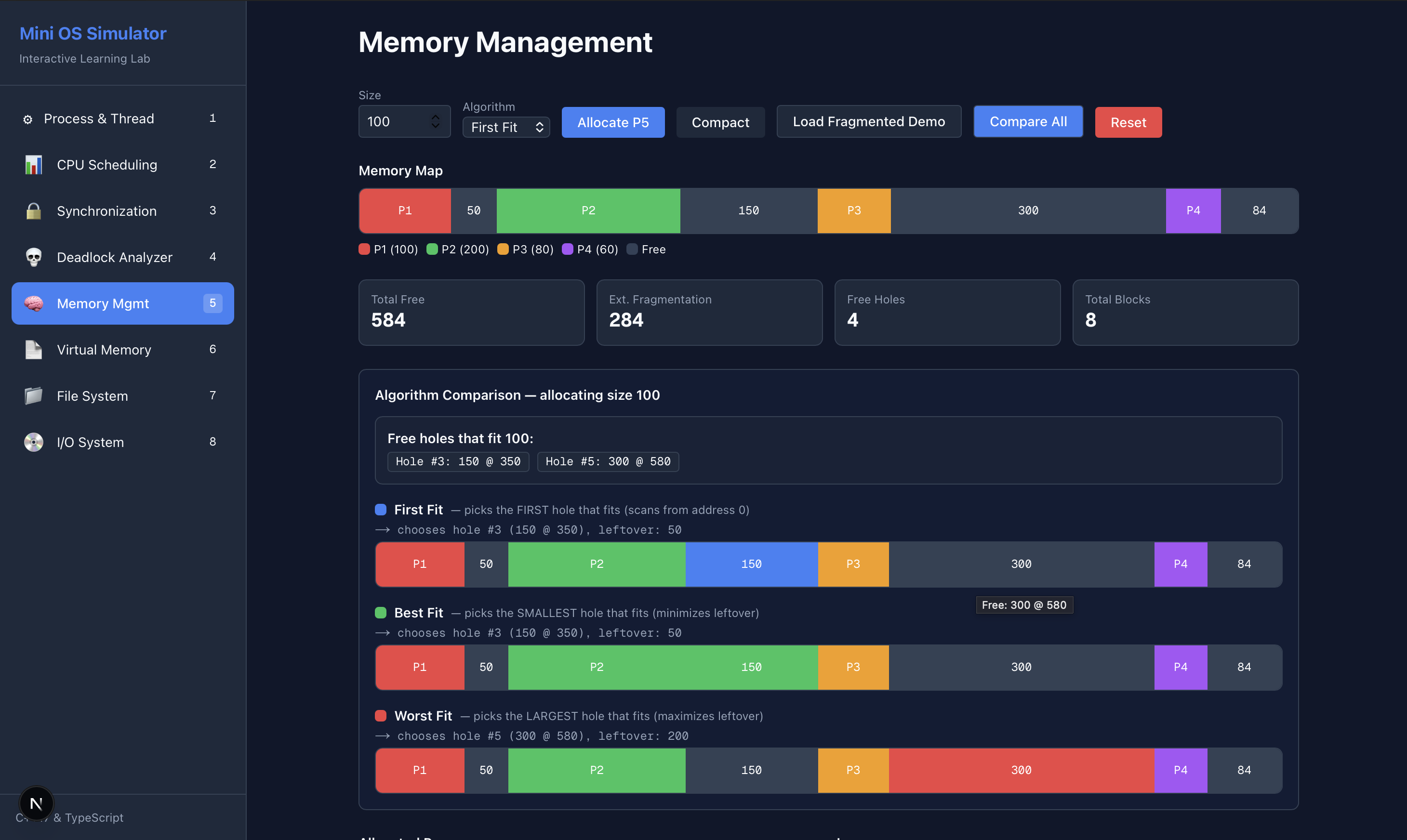 Mini OS Simulator media 1