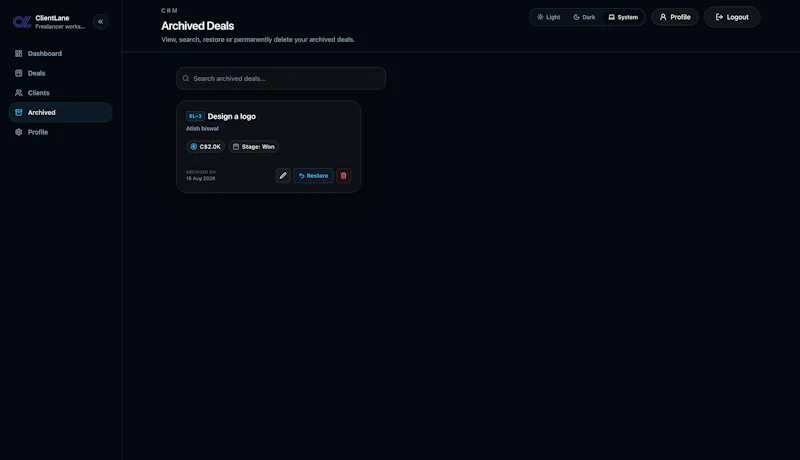 ClientLane screenshot 5