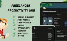 Freelancer Productivity Hub Notion media 1