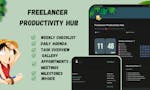Freelancer Productivity Hub Notion image